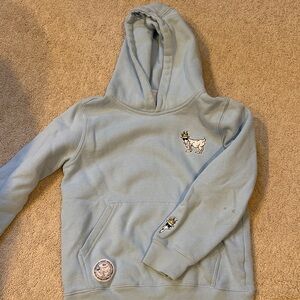 GOAT USA light blue hoodie size L